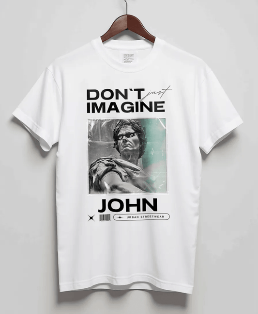 JOHN's Bold Personalized T-shirt - Urban Streetwear Fashion