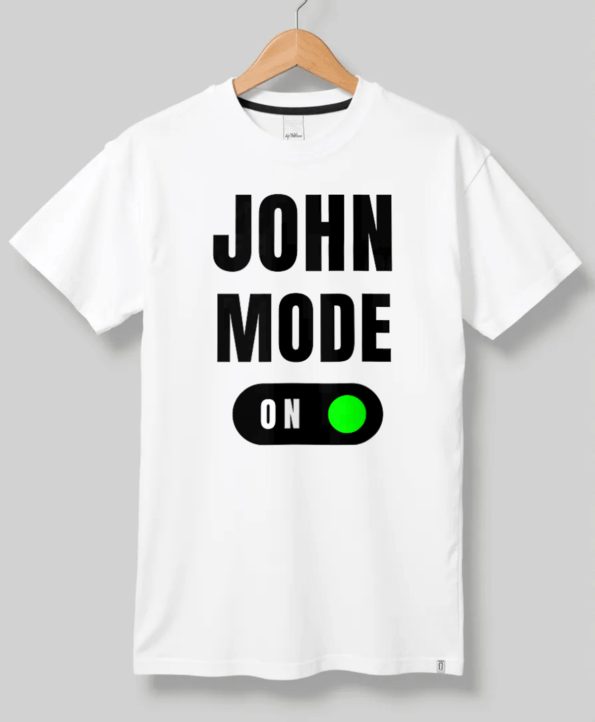 JOHN MODE ON" Personalized T-Shirt for JOHN - Premium Quality & Style