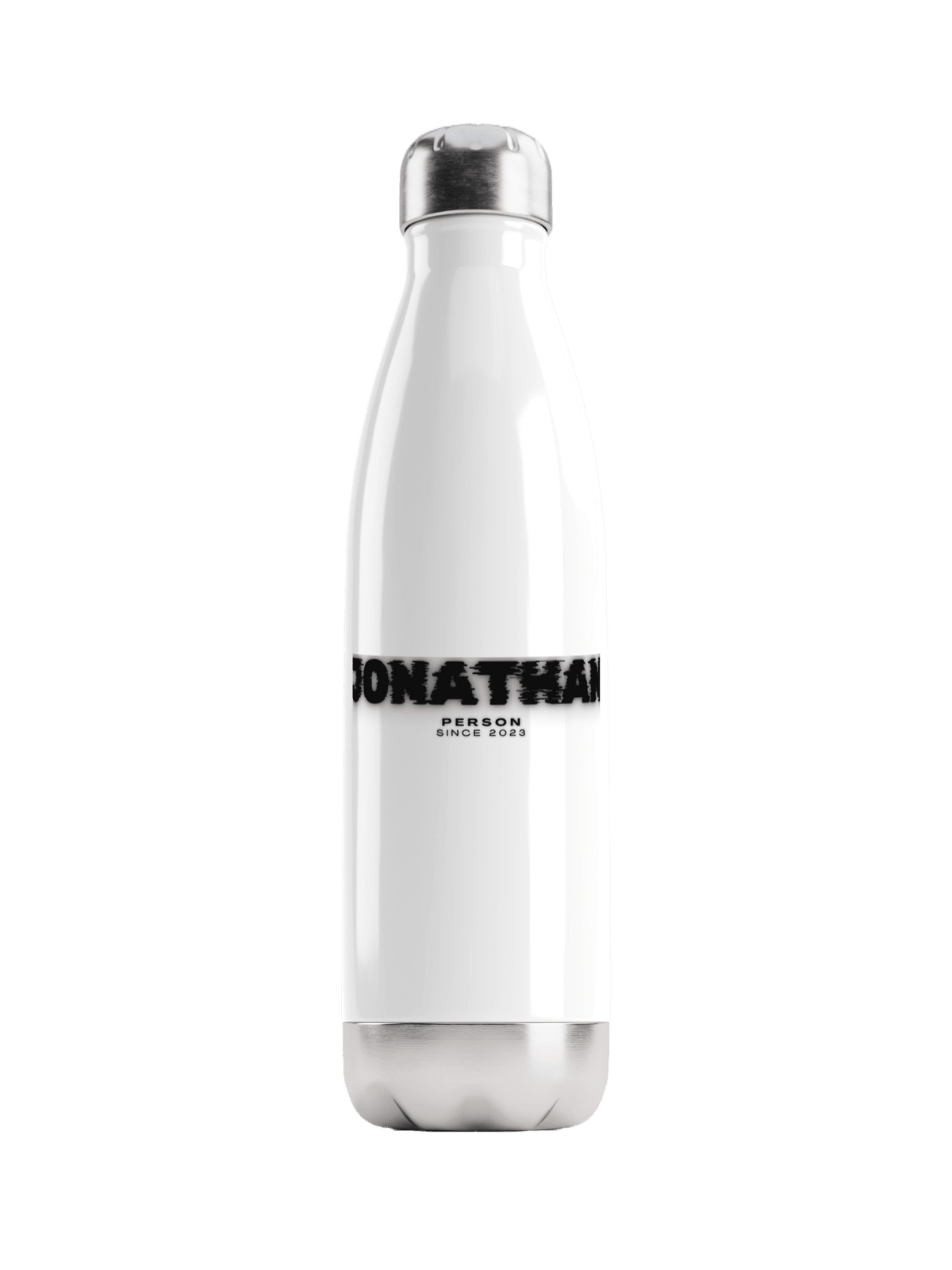 JONATHAN's Stainless Steel Water Bottle - Glitch Design