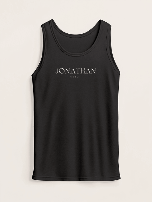 JONATHAN's Sleek Black Tank Top | Personalized Style