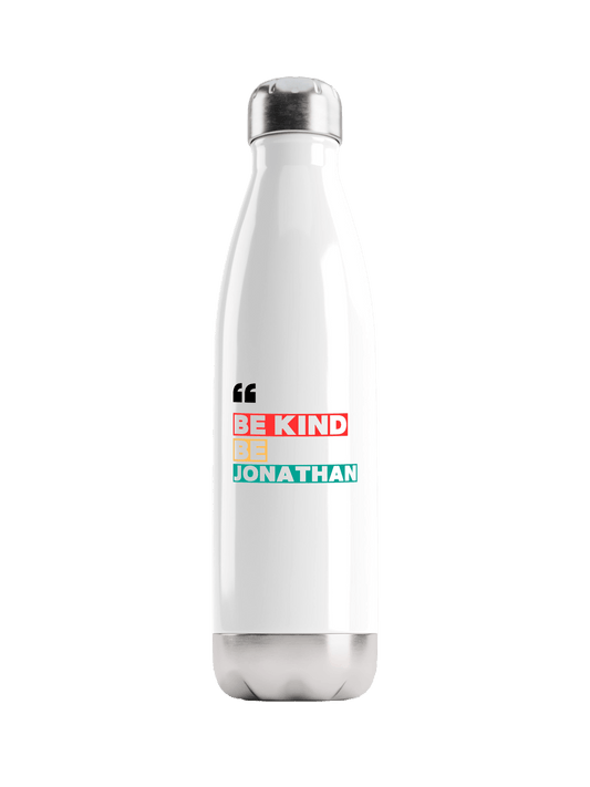 JONATHAN Personalized Water Bottle - Motivational Design