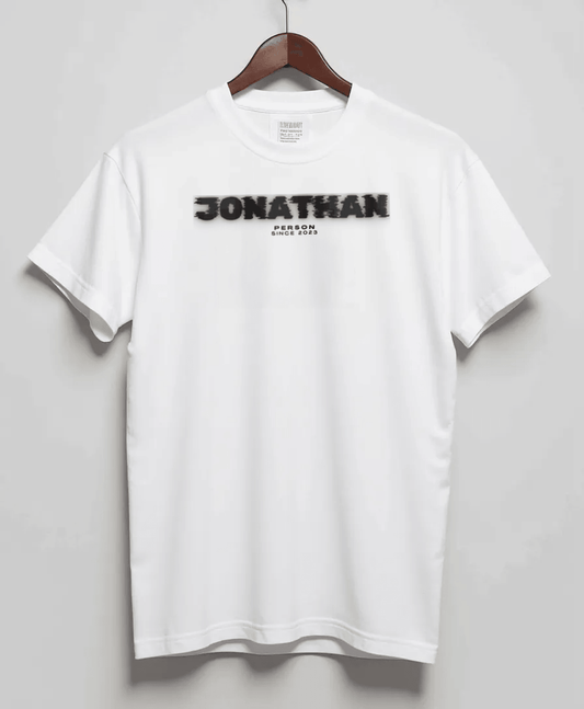 JONATHAN Glitch Effect T-Shirt - Since 2023
