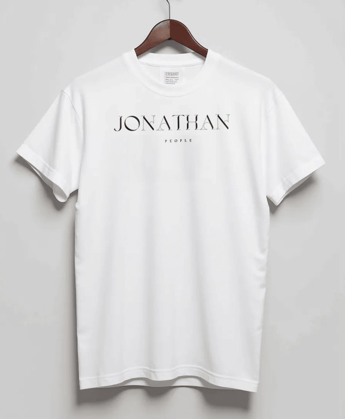 JONATHAN Personalized T-Shirt | Modern Typography