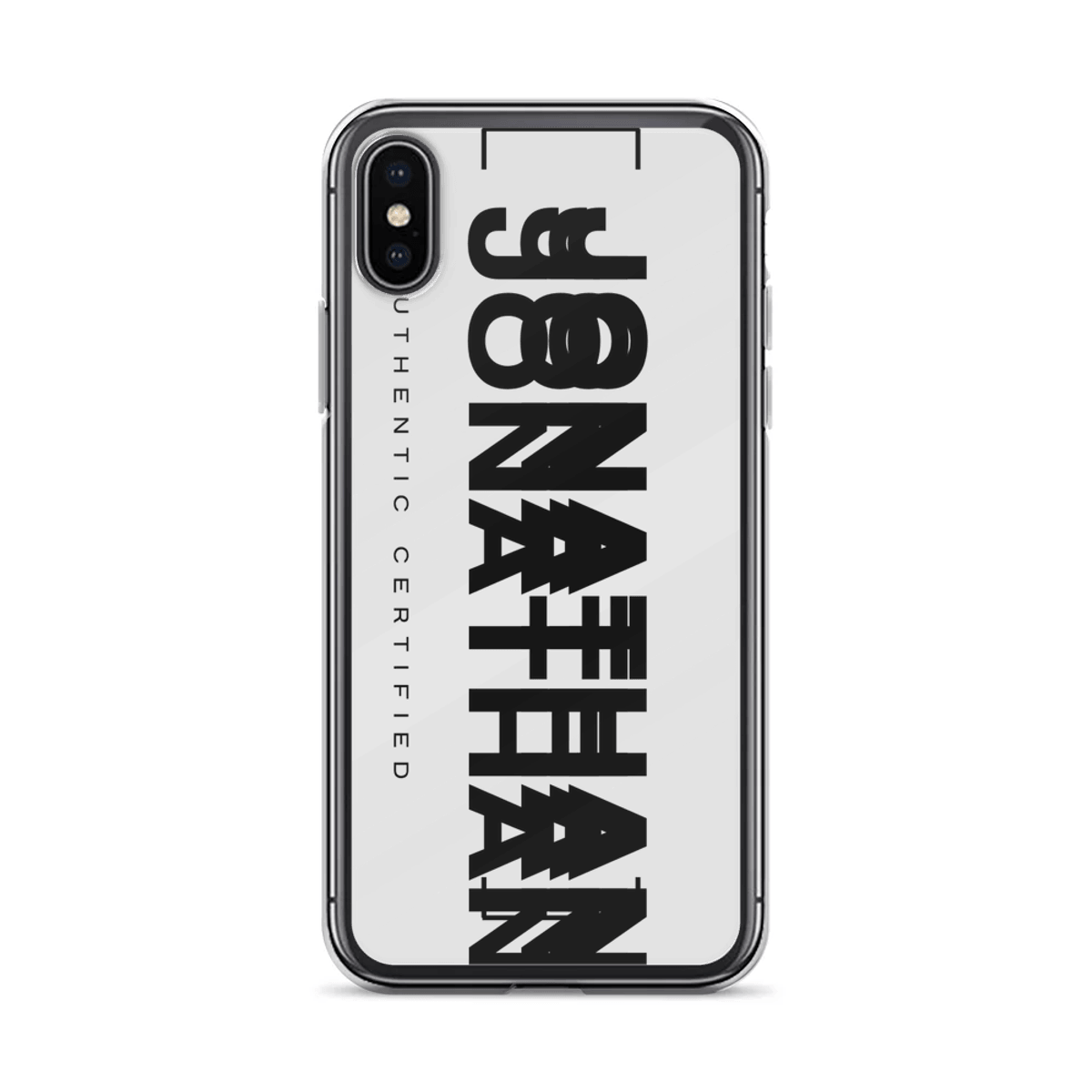 JONATHAN Phone Case - Sleek Black & Green Design