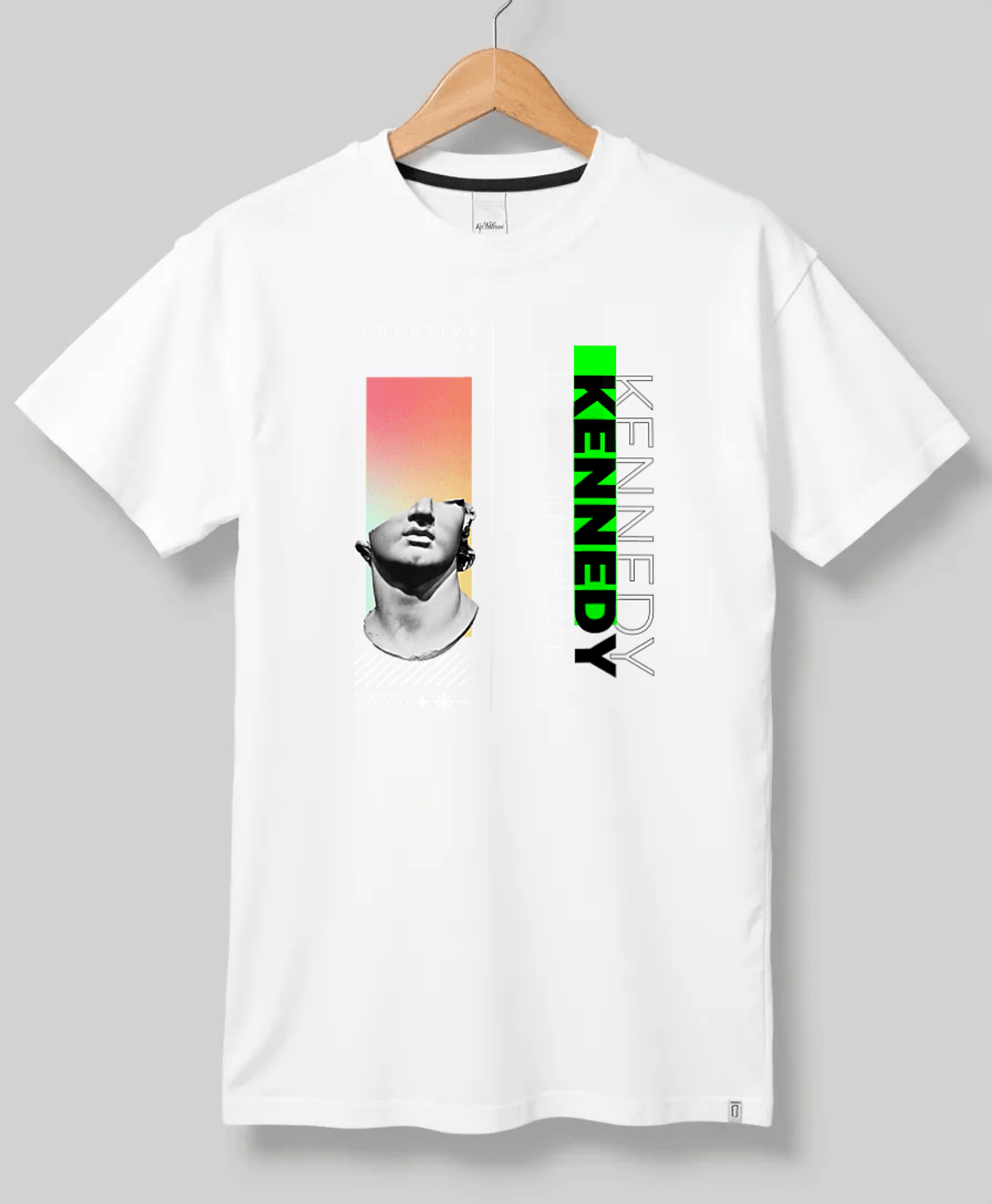 KENNEDY's Abstract Portrait T-Shirt