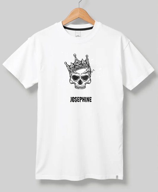 JOSEPHINE Skull Design Tee - Personalized & Unique