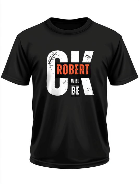 ROBERT Personalized T-Shirt - Distressed Design