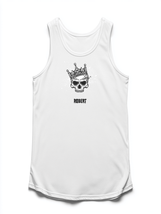 ROBERT Skull Artwork Tank Top
