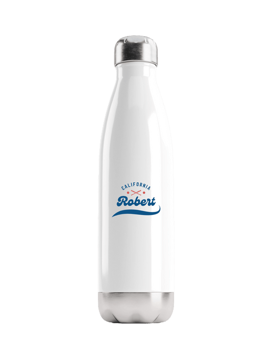 ROBERT Personalized Sleek Water Bottle