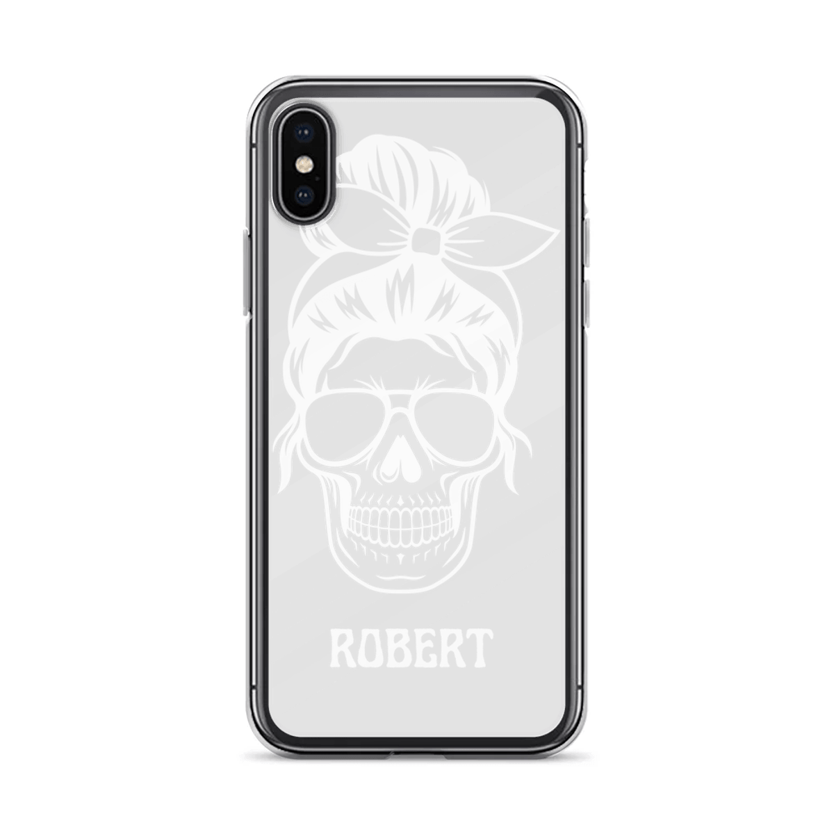ROBERT Skull Design Personalized Phone Case