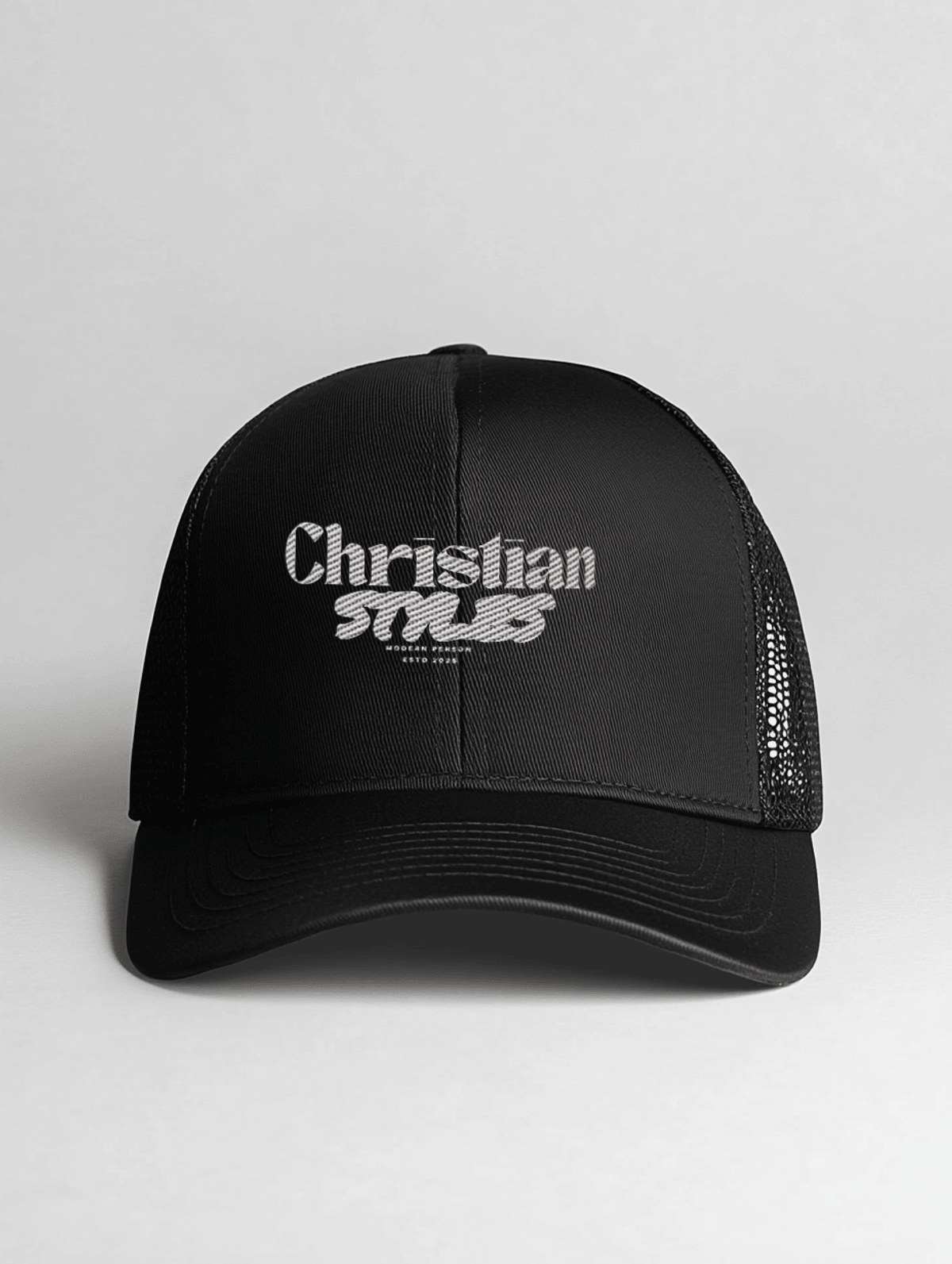 CHRISTIAN Personalized Vintage Script Hat