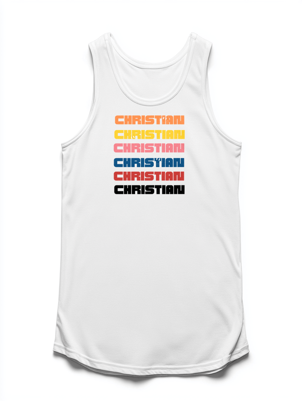 CHRISTIAN's Vibrant Multicolor Tank Top