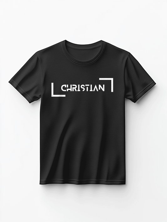CHRISTIAN Personalized T-Shirt | Minimalist Style