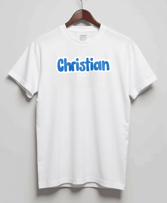 CHRISTIAN Personalized Bubble-Letter T-Shirt