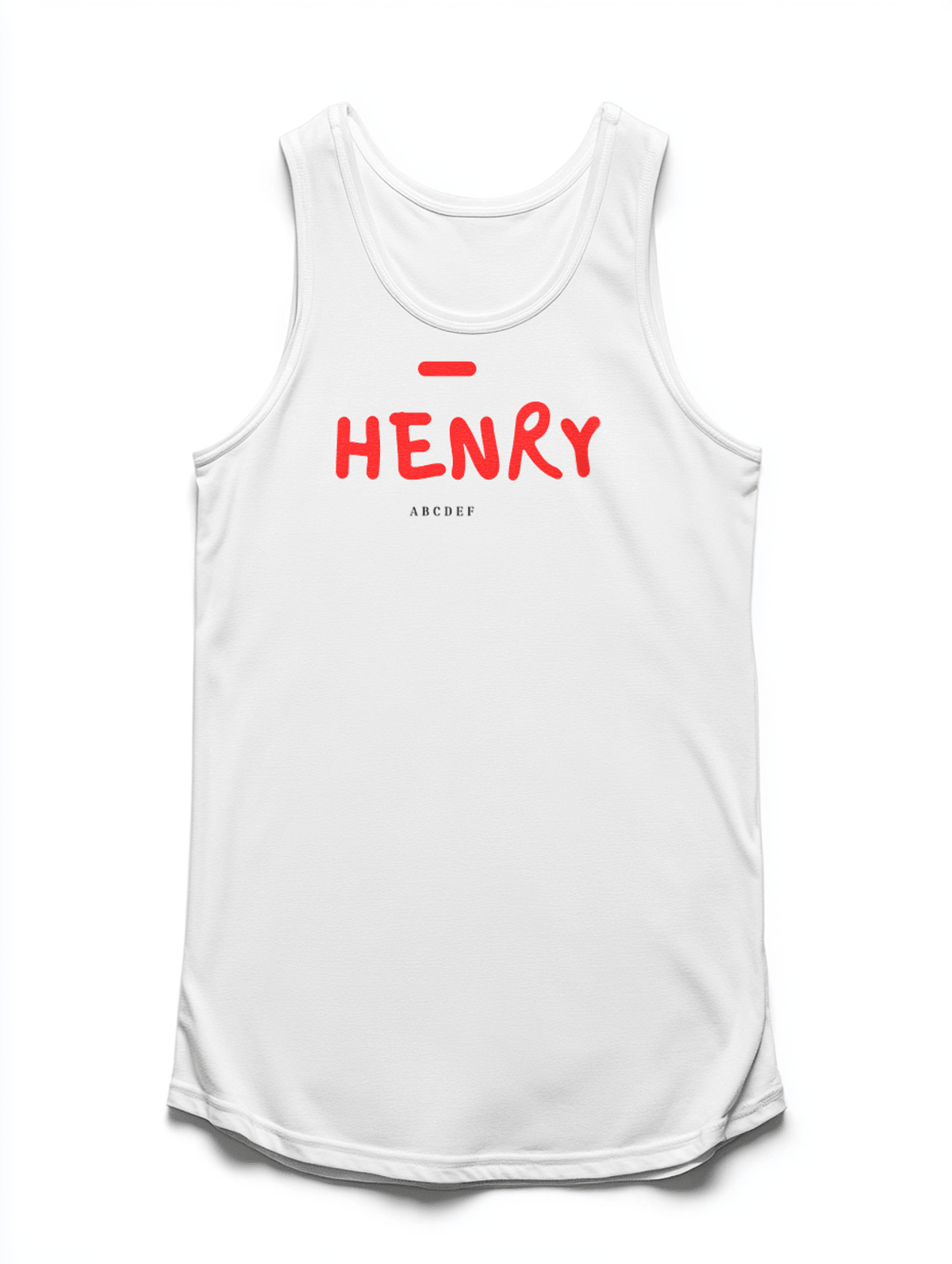 HENRY Personalized Tank Top - Bold Design