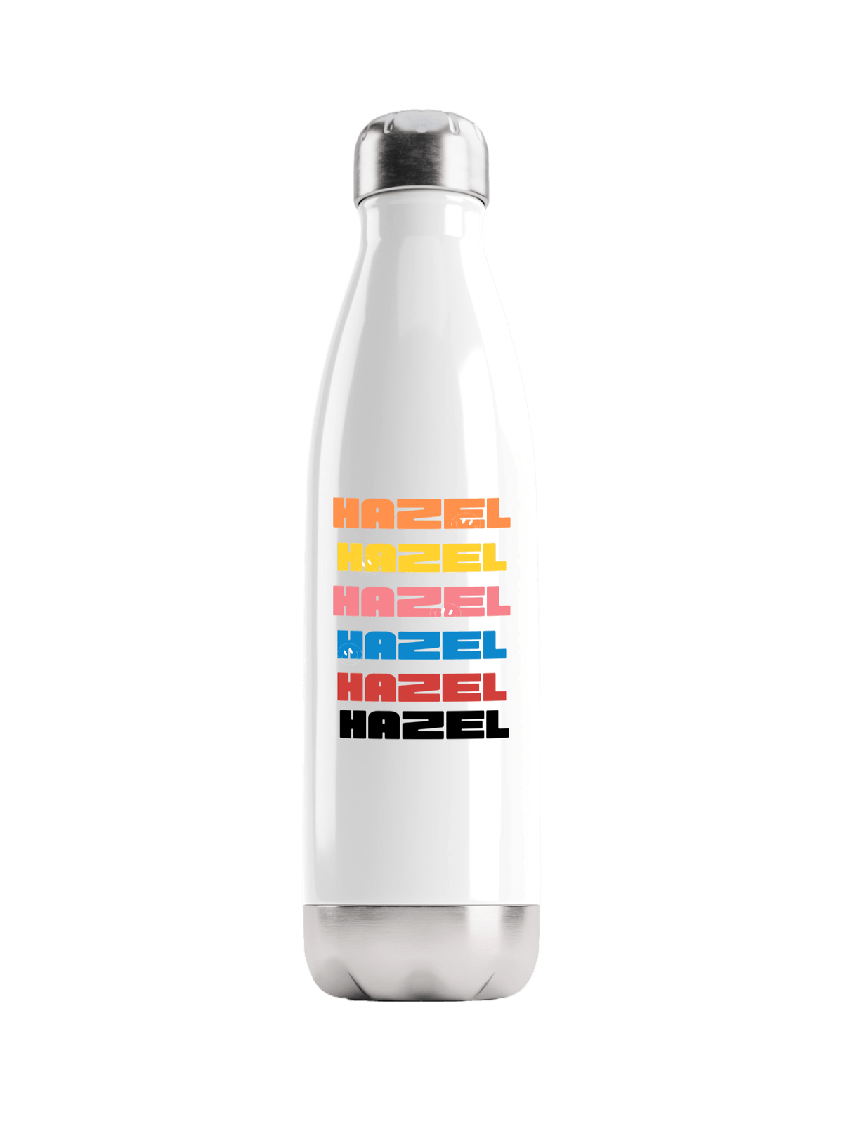 HAZEL's Vibrant Personalized Water Bottle
