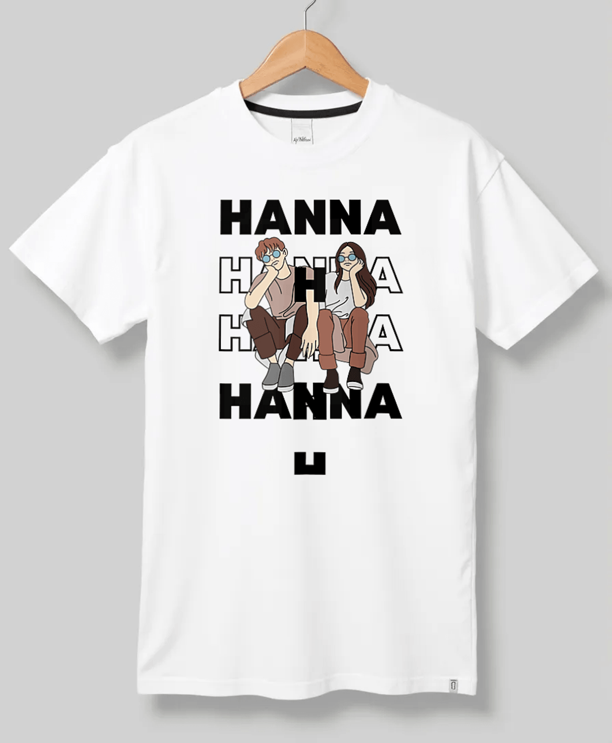 HANNAH's Personalized T-Shirt | Trendy Illustration