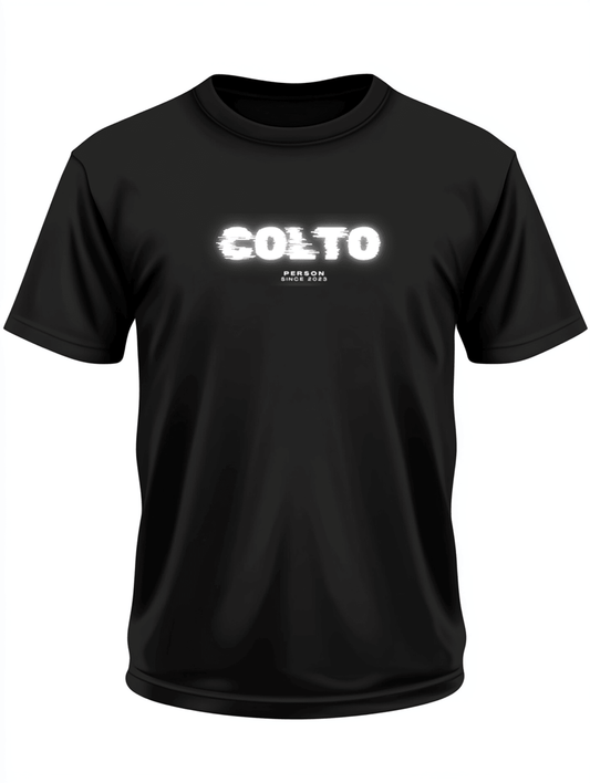 COLTON Glitch Effect T-Shirt - Edgy Design