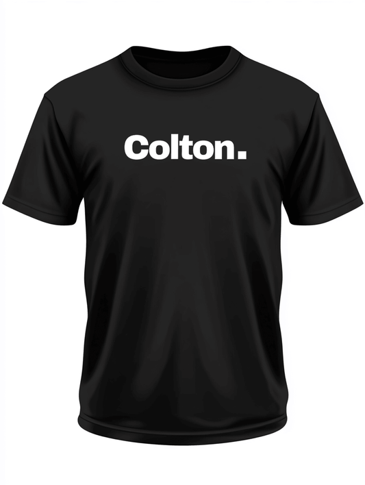 COLTON Personalized Minimalist T-Shirt