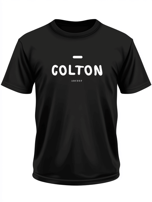 COLTON Personalized T-Shirt | Modern Design