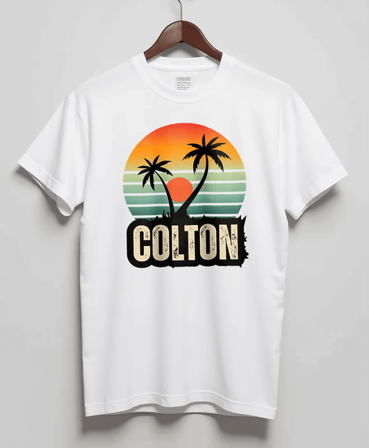 COLTON's Personalized Sunset T-Shirt