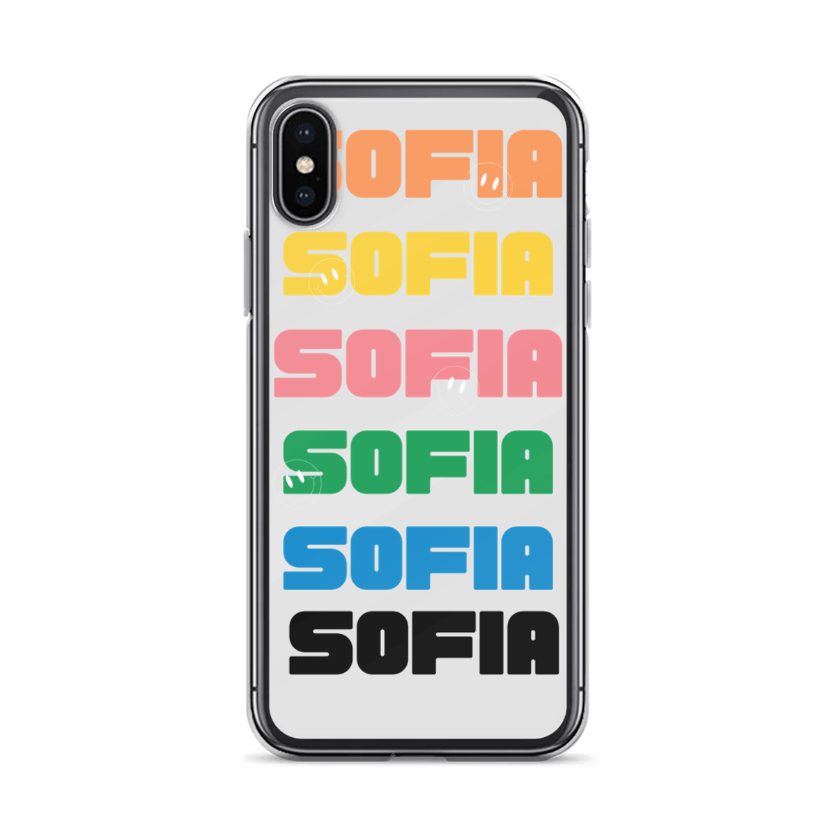 SOFIA's Vibrant Personalized Phone Case