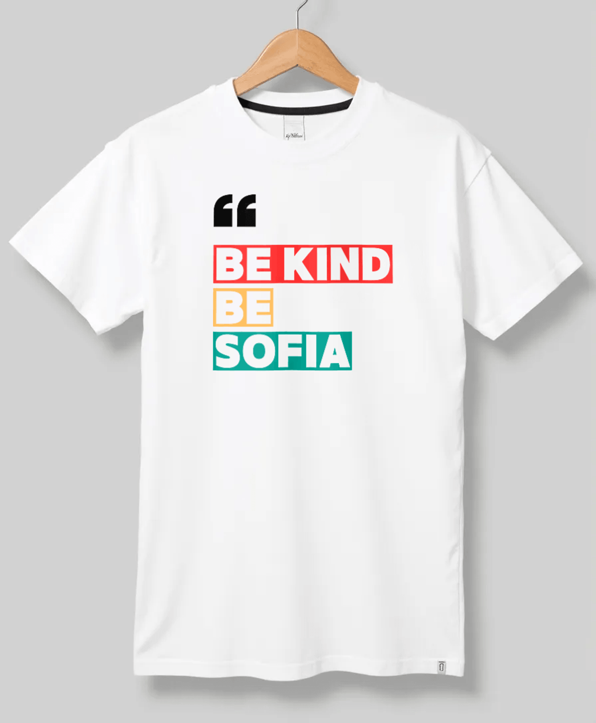 SOFIA Personalized T-Shirt - Be Kind