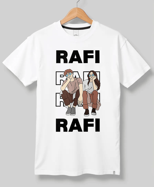 RAFI's Custom Printed T-Shirt - Artistic Personalized Design