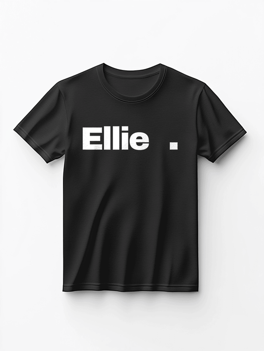 ELLIE Personalized T-Shirt | Classic Black