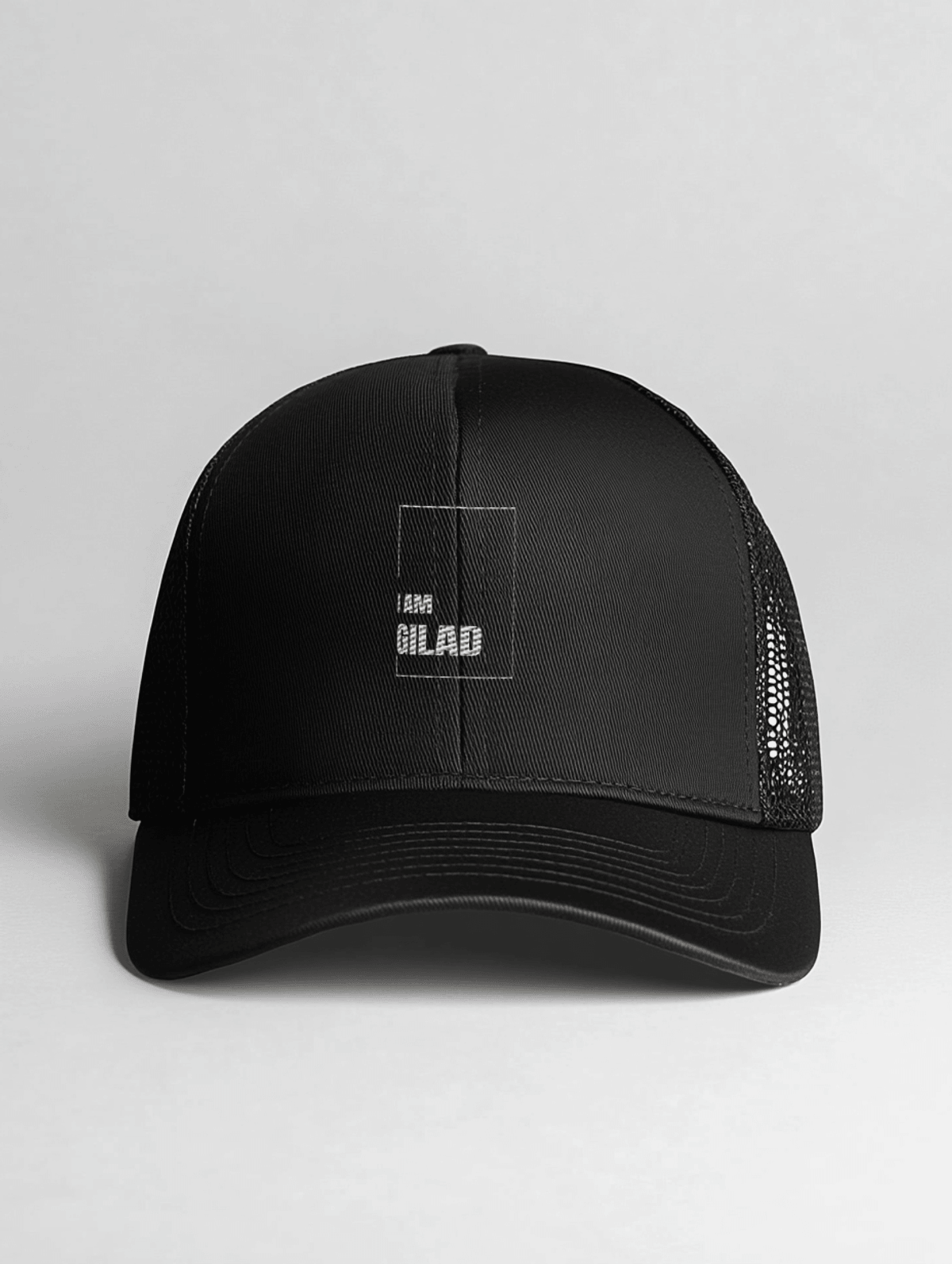 I AM GILAD" Personalized Monochrome Hat