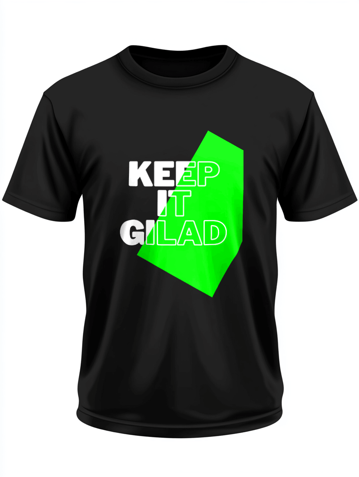GILAD Statement Tee - Bold Typography Design
