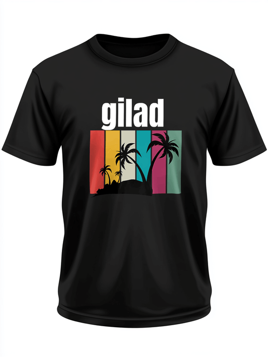 GILAD's Personalized Tropical Retro Tee