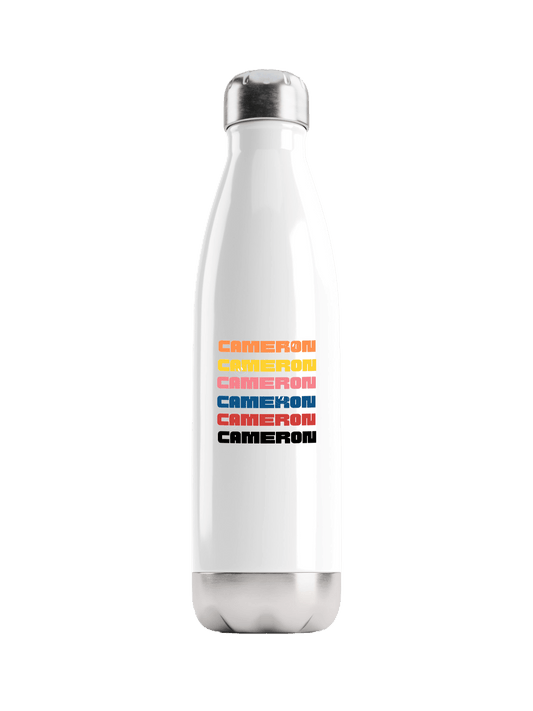 CAMERON's Personalized Water Bottle - Bold Design