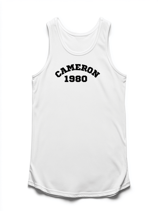 CAMERON Personalized Collegiate Tank Top