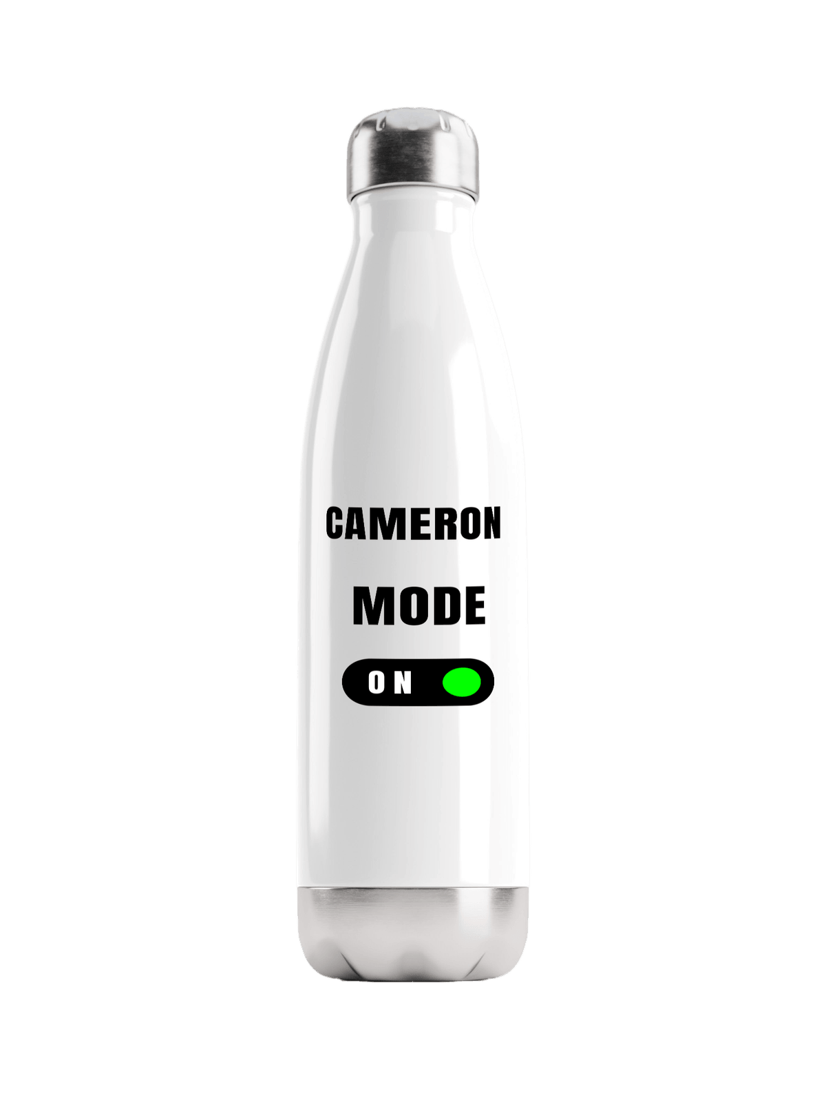 CAMERON's Personalized Water Bottle - Style Mode On