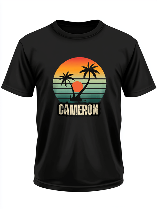 CAMERON's Tropical Sunset T-Shirt