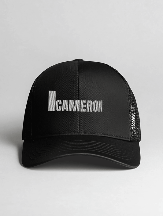 CAMERON Personalized Cap - Sleek, Modern Design