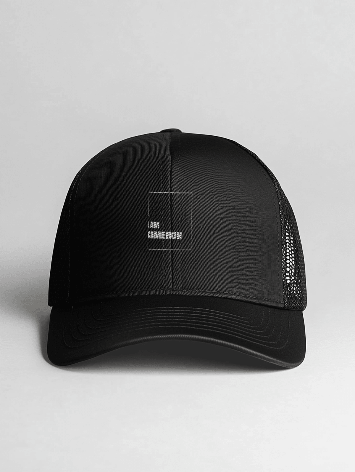 CAMERON Personalized Trucker Hat - Black