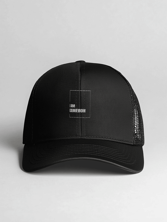CAMERON Personalized Trucker Hat - Black