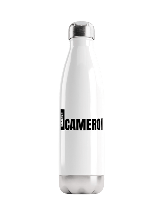 CAMERON's Sleek Personalized Water Bottle