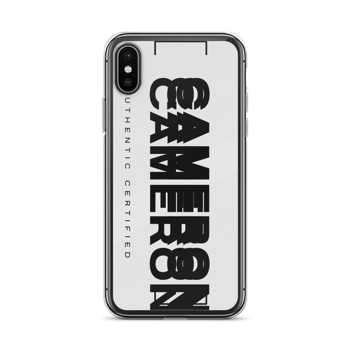 CAMERON Phone Case - Sleek Black & Green Design