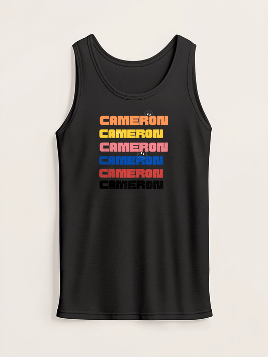 CAMERON's Personalized Retro Tank Top