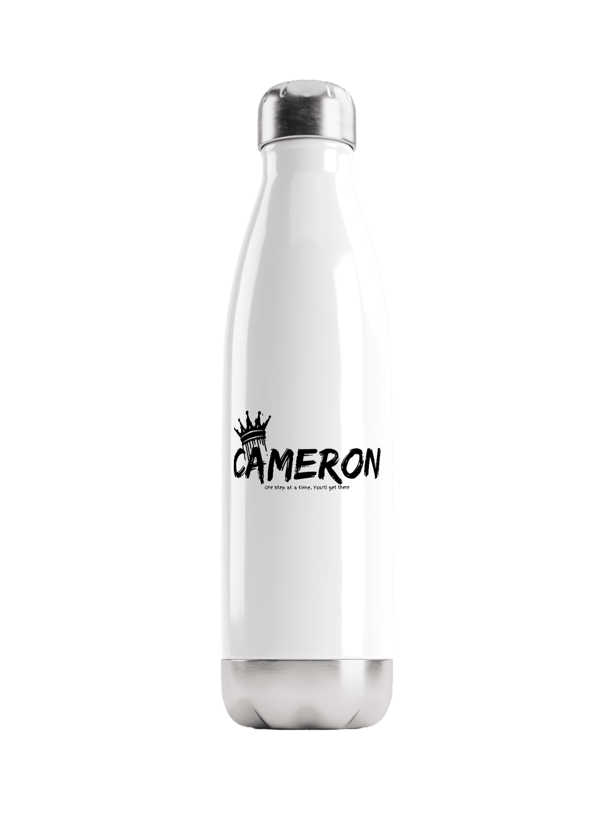 CAMERON Personalized Water Bottle - STYLES Design