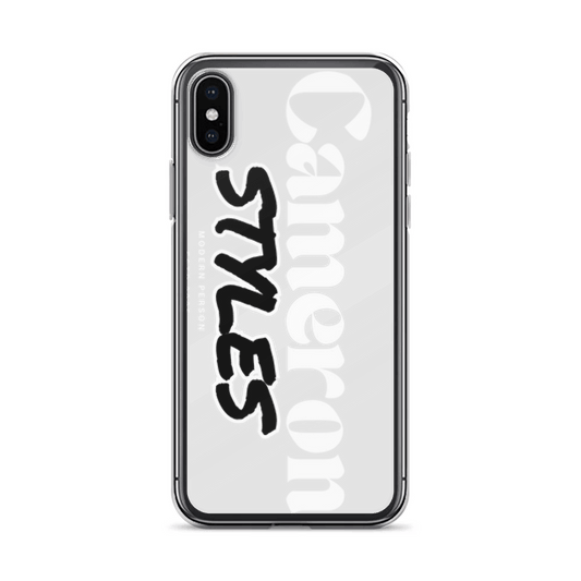 CAMERON Graffiti-Inspired B&W Phone Case