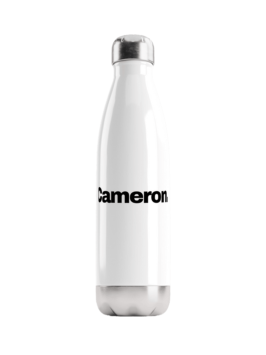 CAMERON's Personalized Water Bottle - Sleek Design