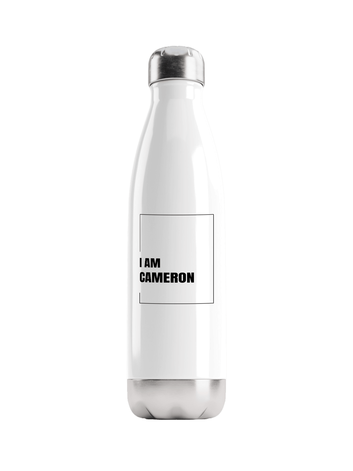 CAMERON Personalized Water Bottle - Minimalist Design