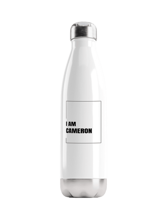 CAMERON Personalized Water Bottle - Minimalist Design