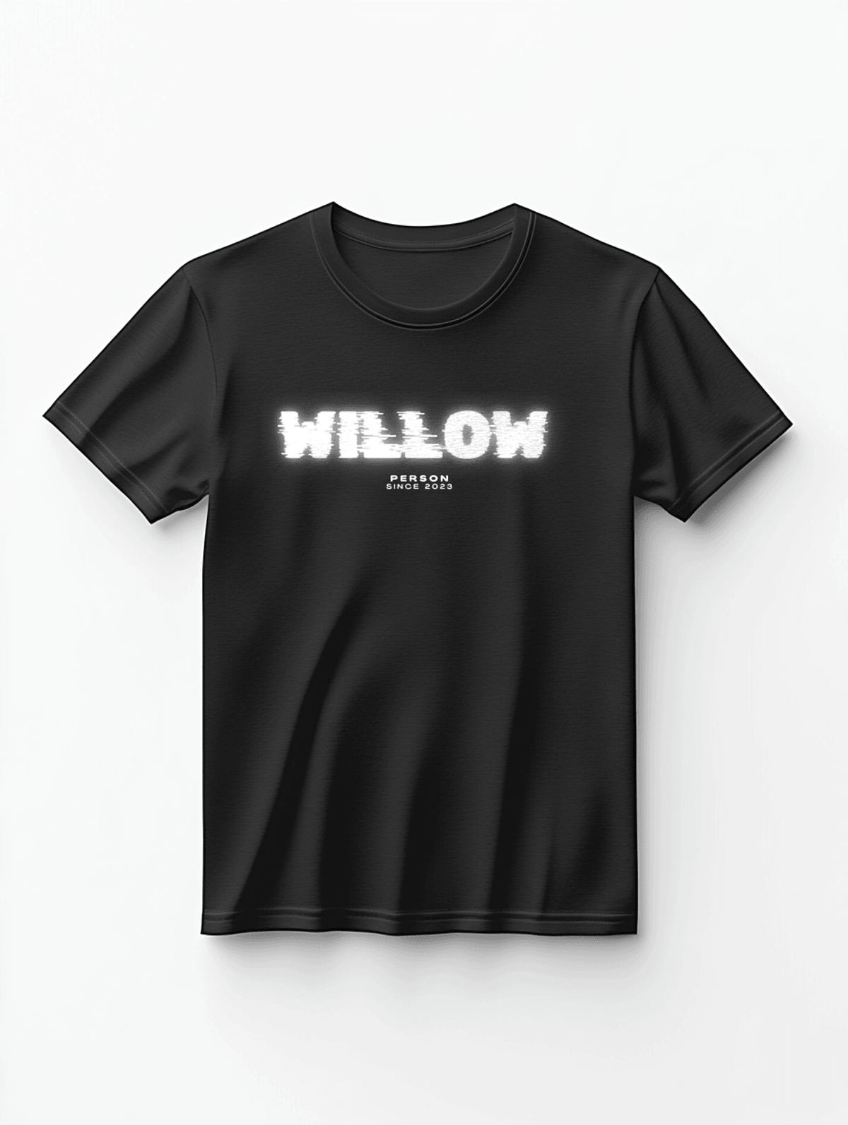 WILLOW Neon Glitch T-Shirt | Personalized Style