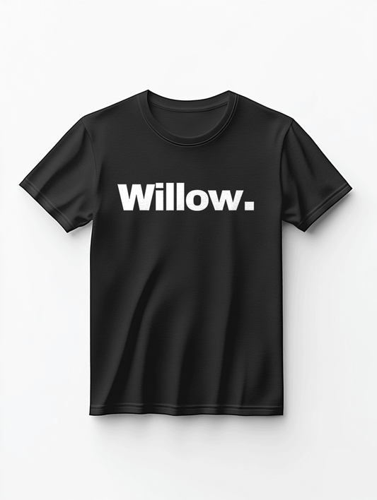 WILLOW Personalized T-Shirt | Classic Black