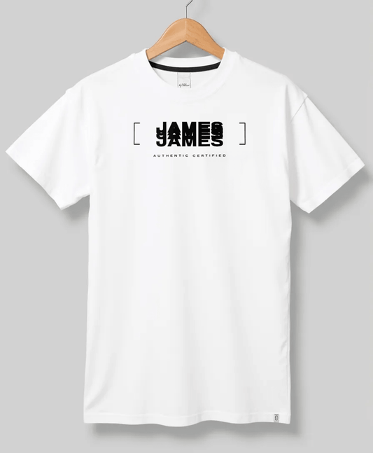 JAMES Personalized T-Shirt - Authentic Certified